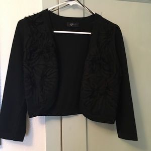 Black sweater shrug